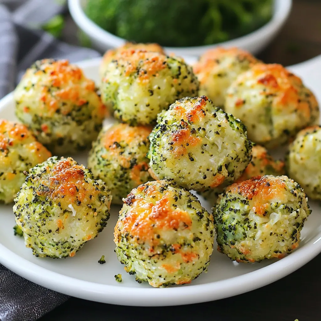 Baked Broccoli Cheese Balls