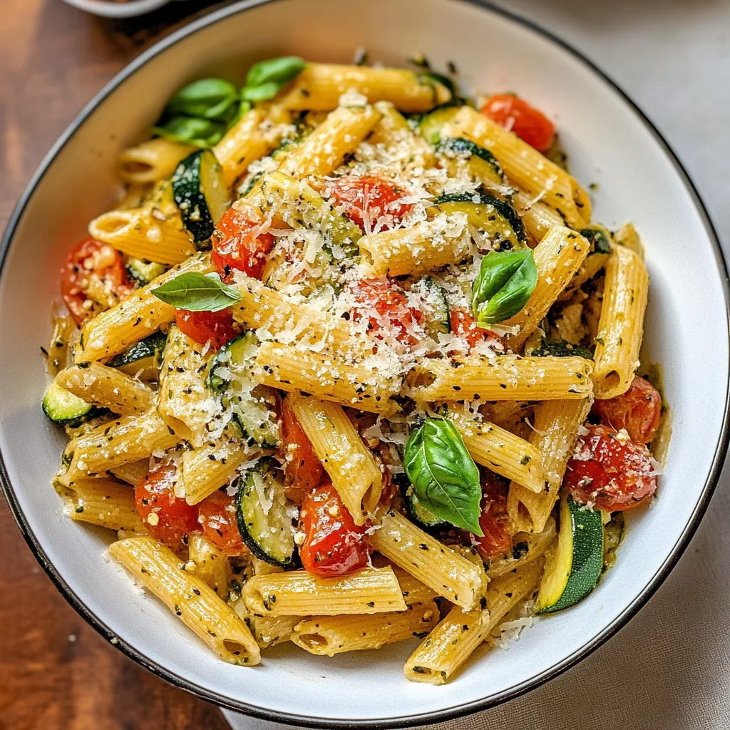 Tomato Zucchini Pasta