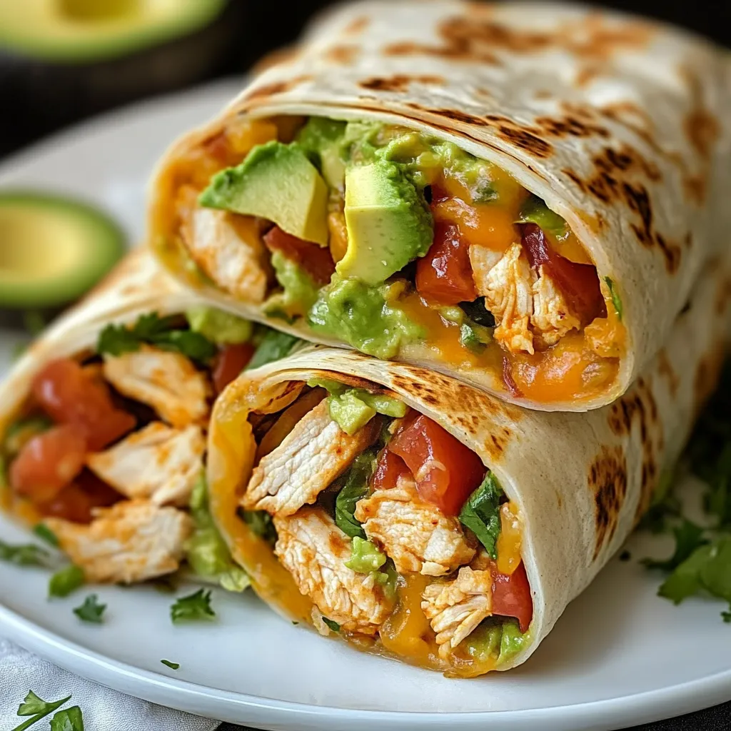 Delicious Chipotle Ranch Grilled Chicken Burritos