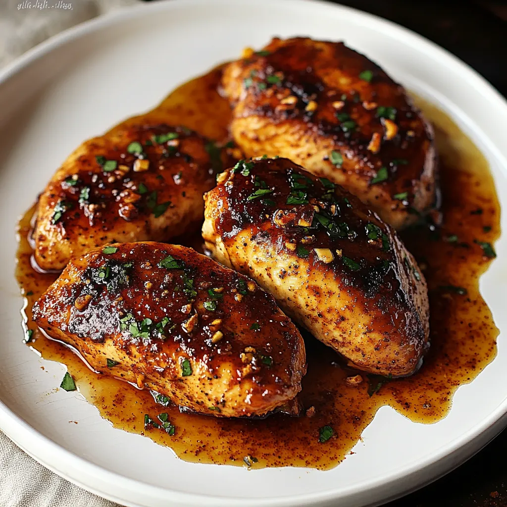 Hot Honey Baked Chicken Breasts