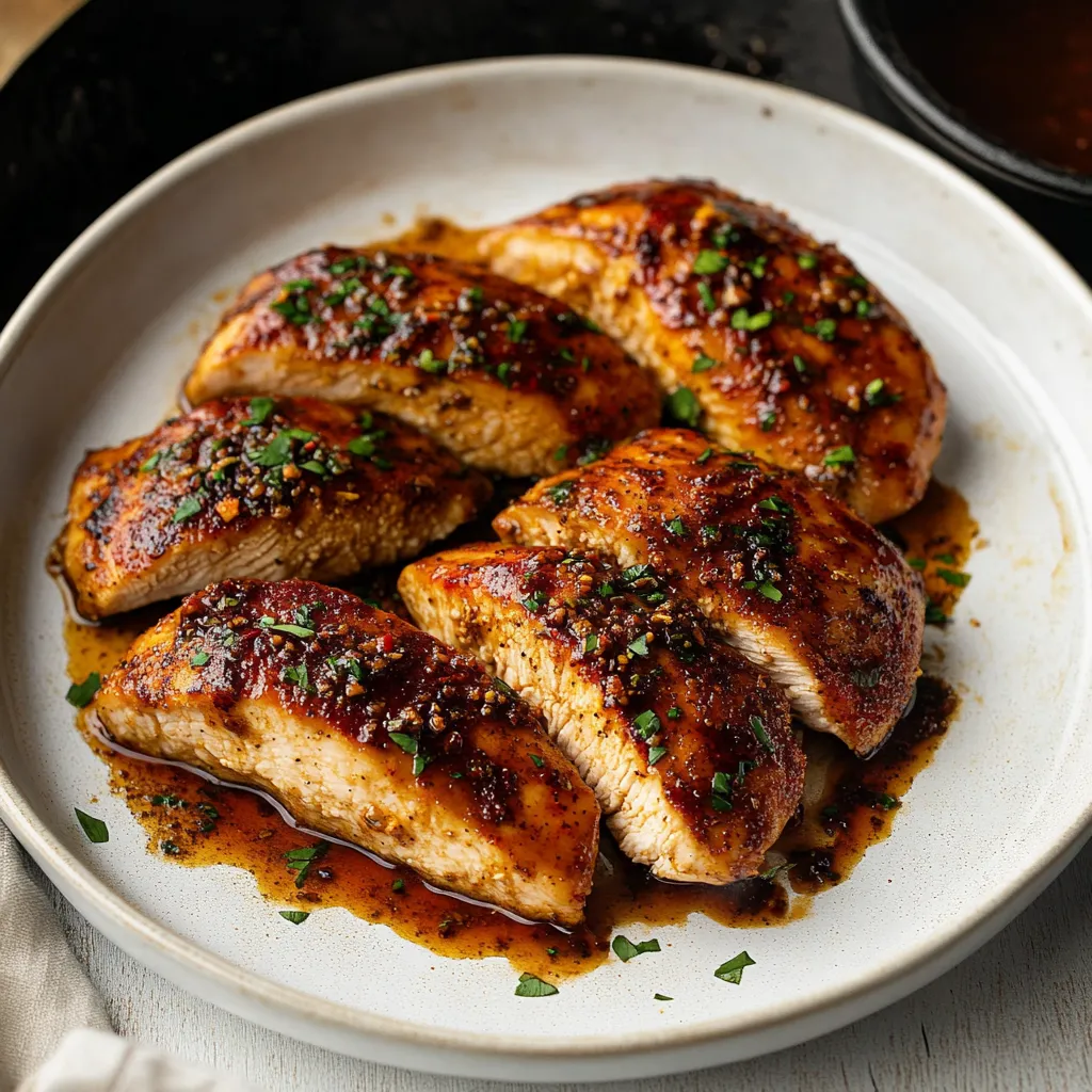 Delicious Hot Honey Baked Chicken Breasts