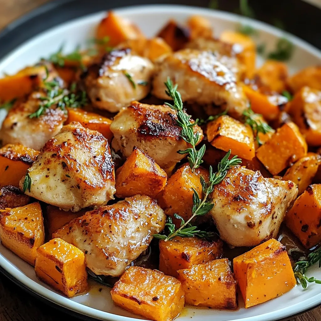 Flavors One-Pan Chicken and Sweet Potato Skillet