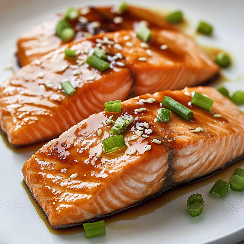 Tasty Baked Teriyaki Salmon