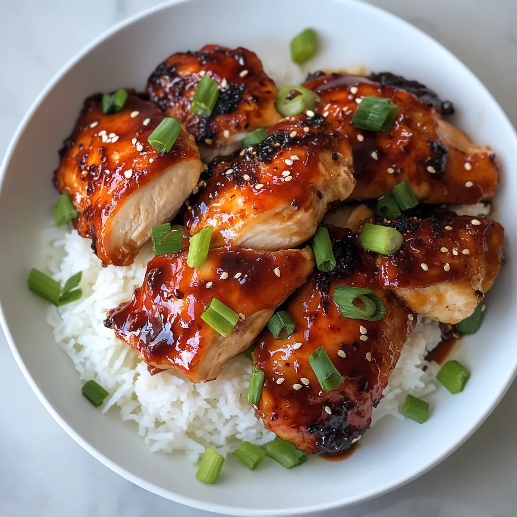 Sticky Honey Gochujang Chicken