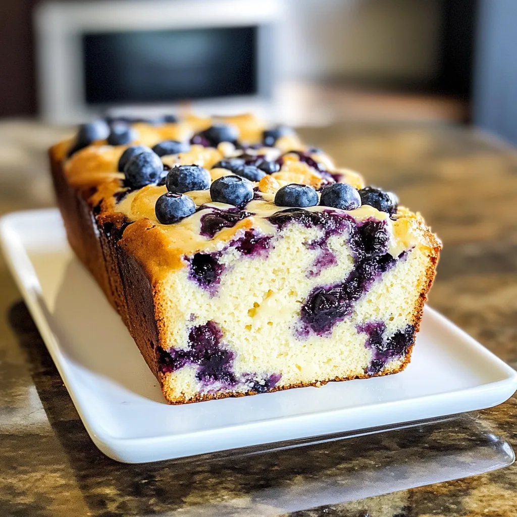 Blueberry Cream Cheese Loaf