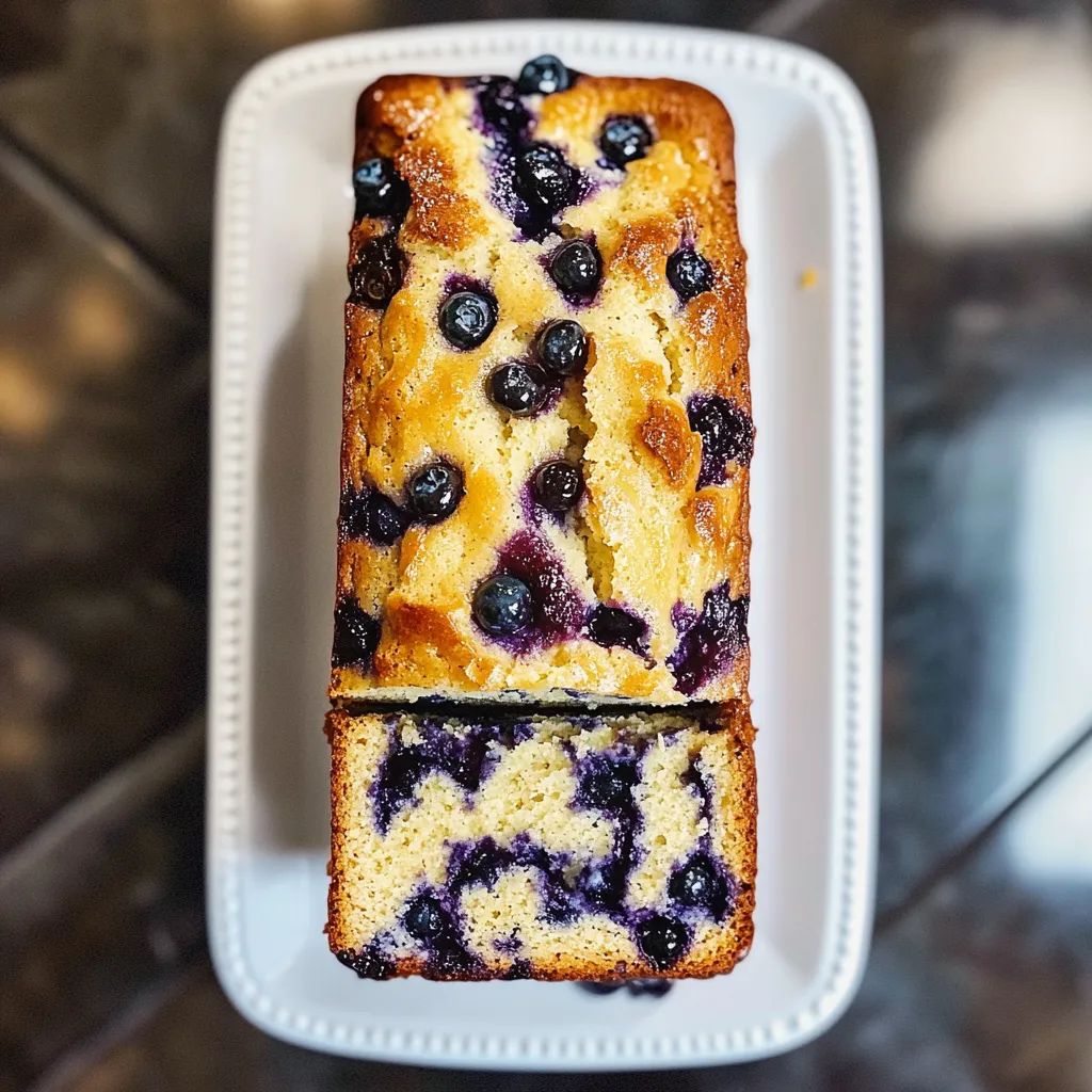 Sweet Blueberry Cream Cheese Loaf