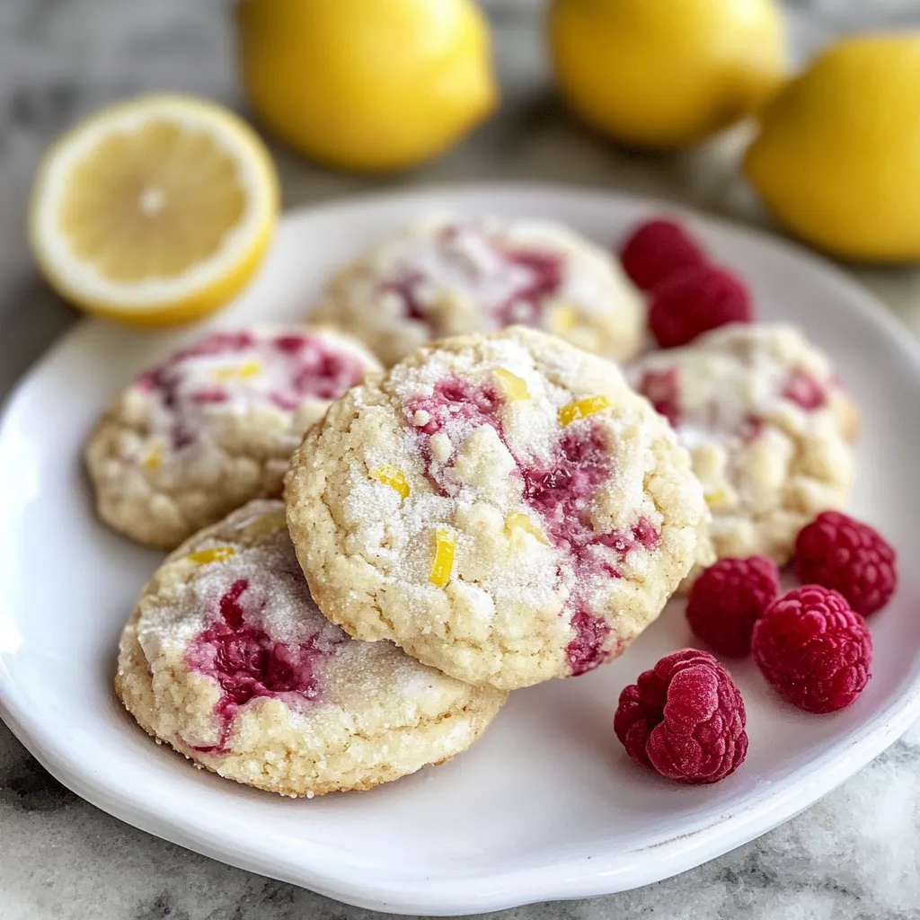 Lemon Raspberry Cookies