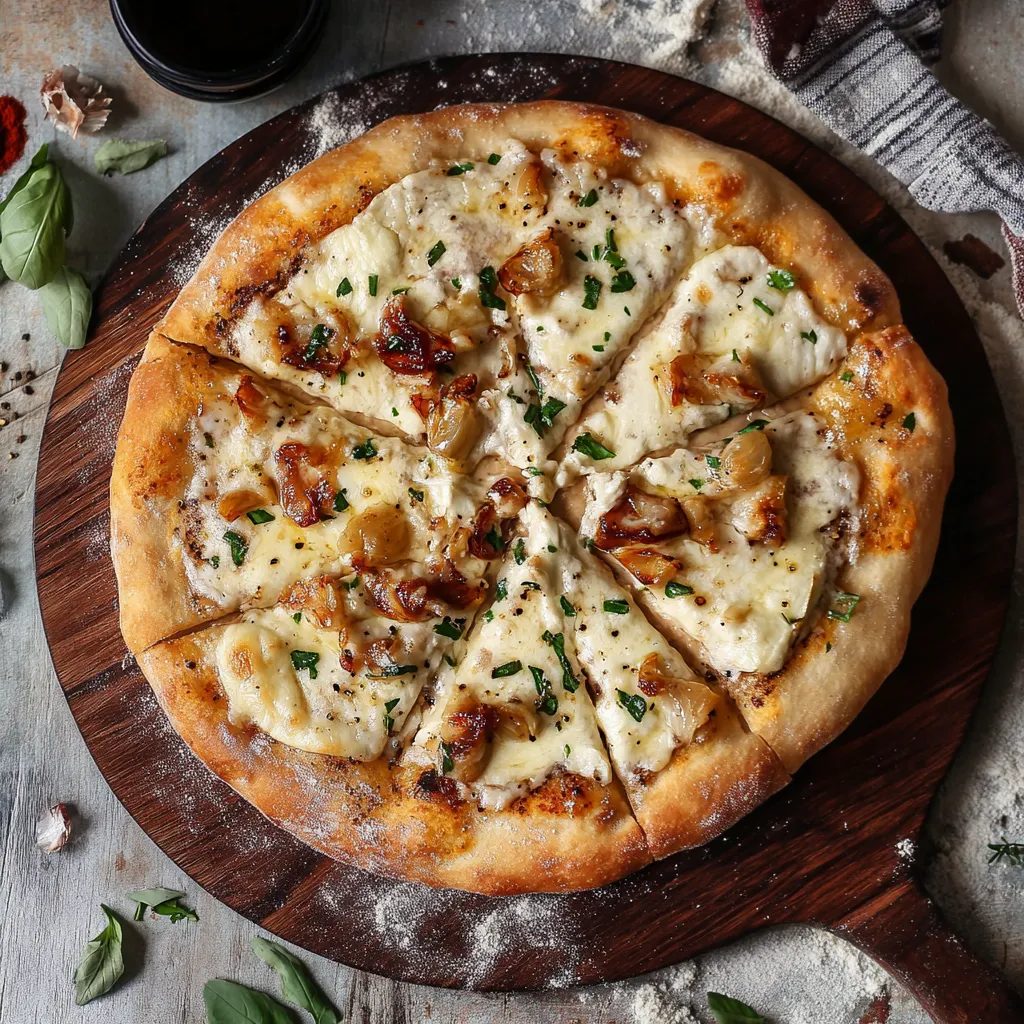 Epic Roasted Garlic Pizza