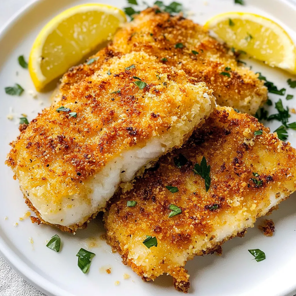 Crispy Parmesan Air Fryer Cod