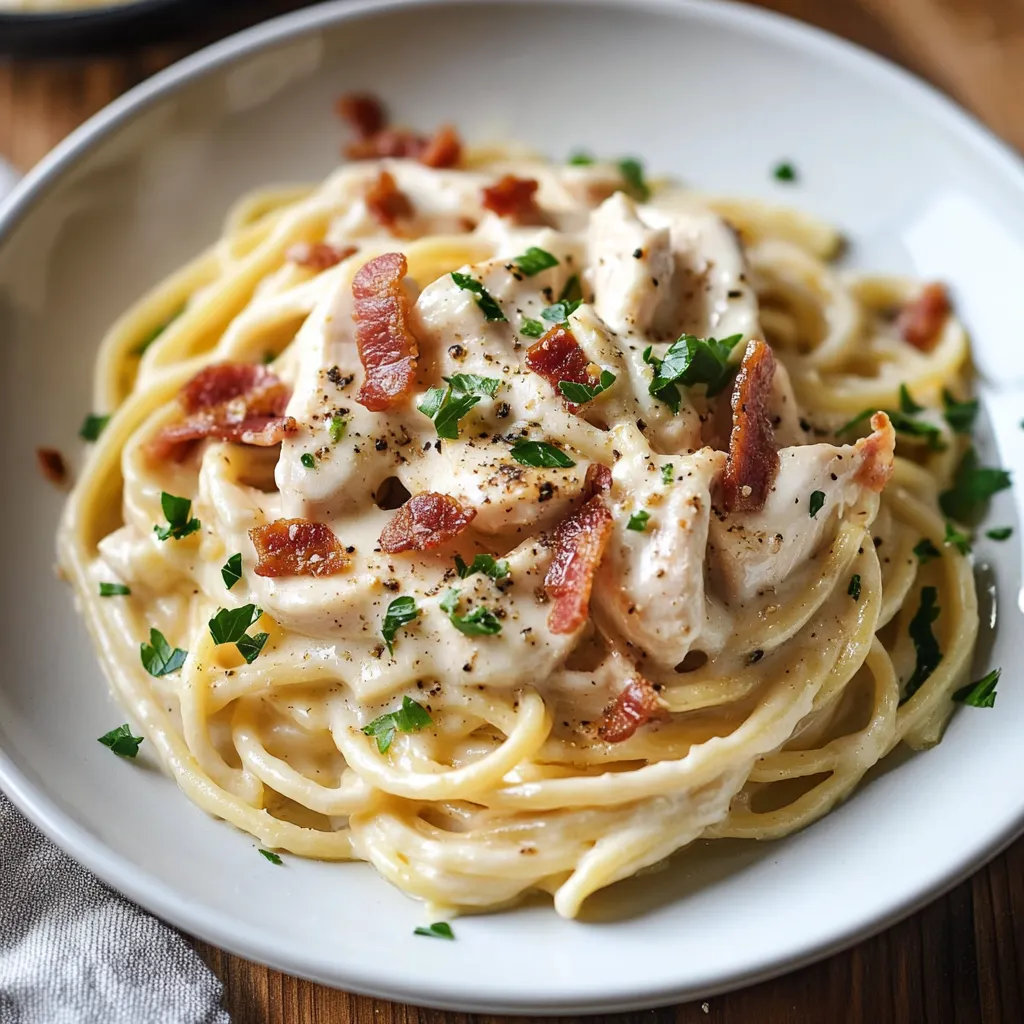 Creamy Chicken Carbonara