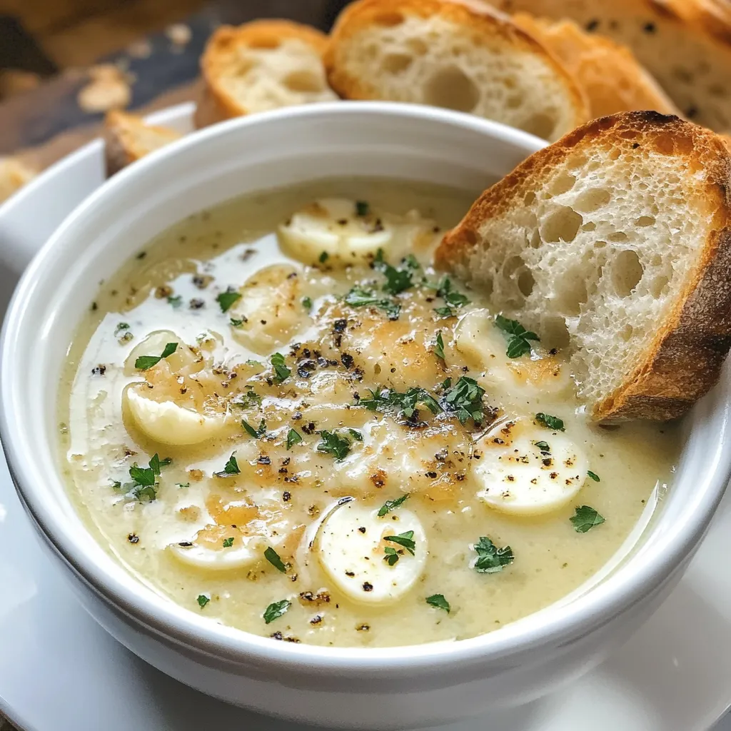 Country French Garlic Soup