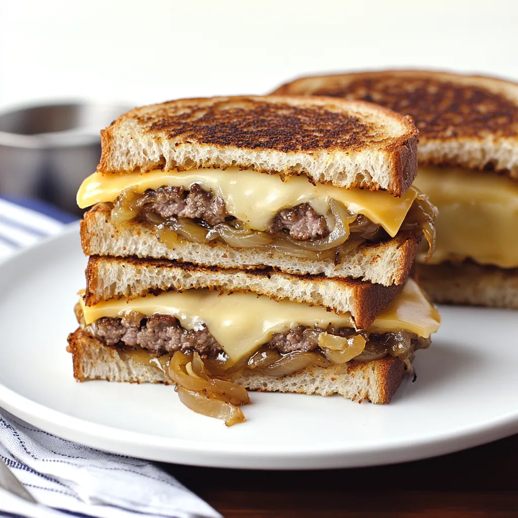 Patty Melt with Secret Sauce