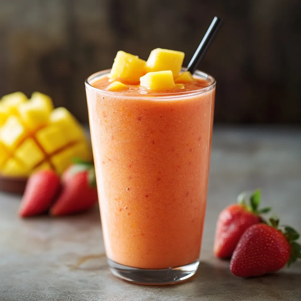 Tropical Sunrise Sunset Smoothie