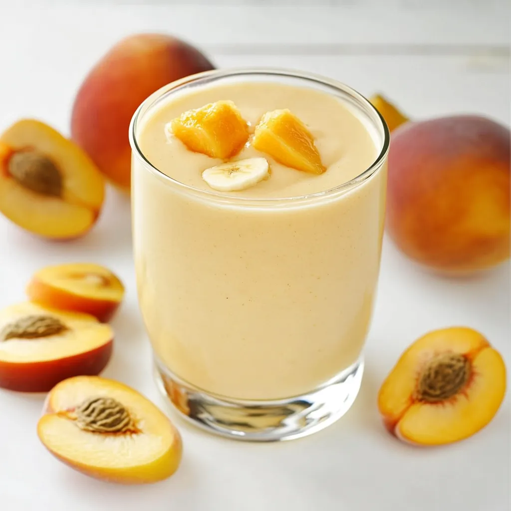 Banana Peach Smoothie