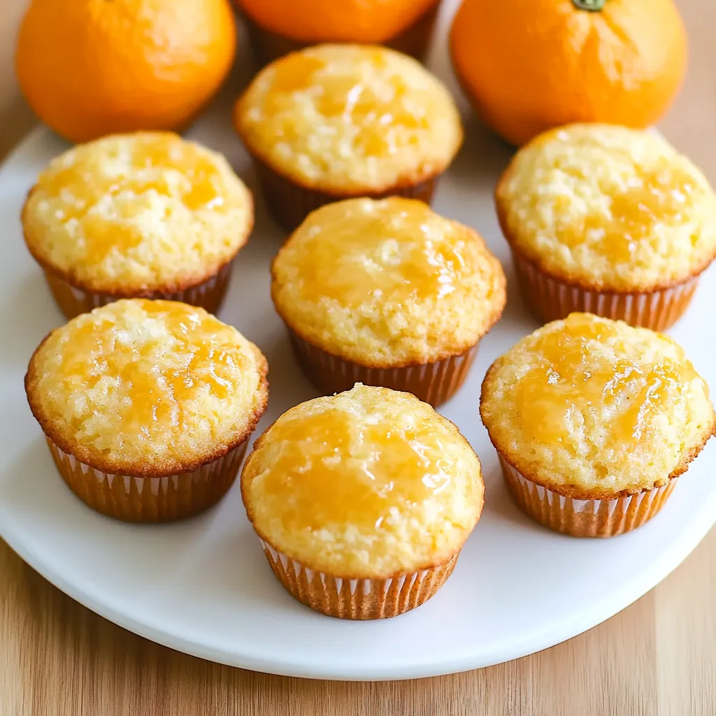 Moist orange muffins