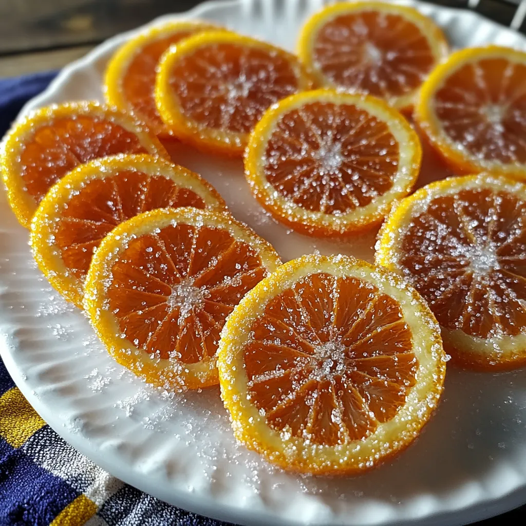 Sweet Candied Orange Slices