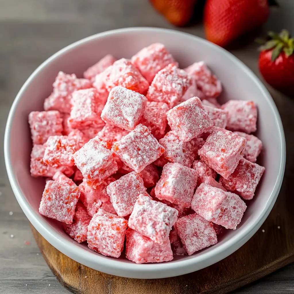 Strawberry Shortcake Puppy Chow