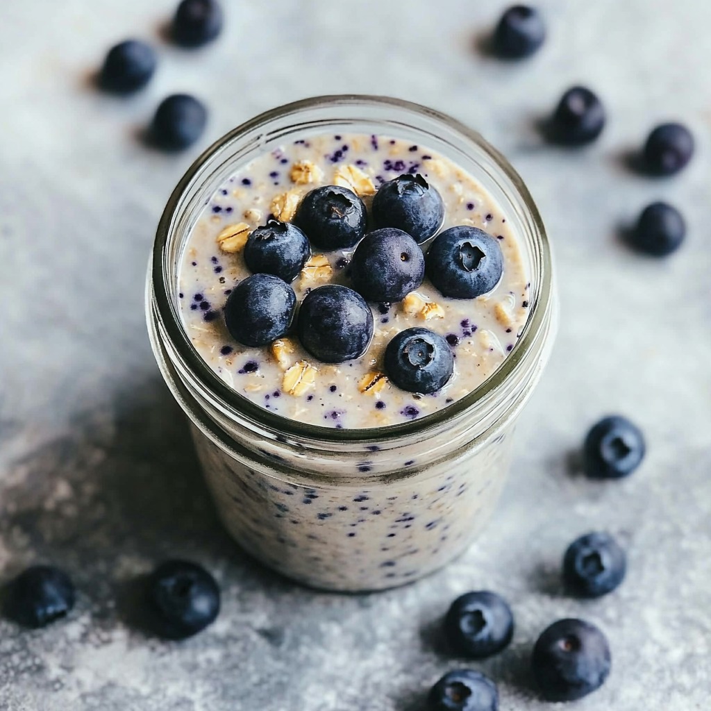 Sweet Blueberry Overnight Oats