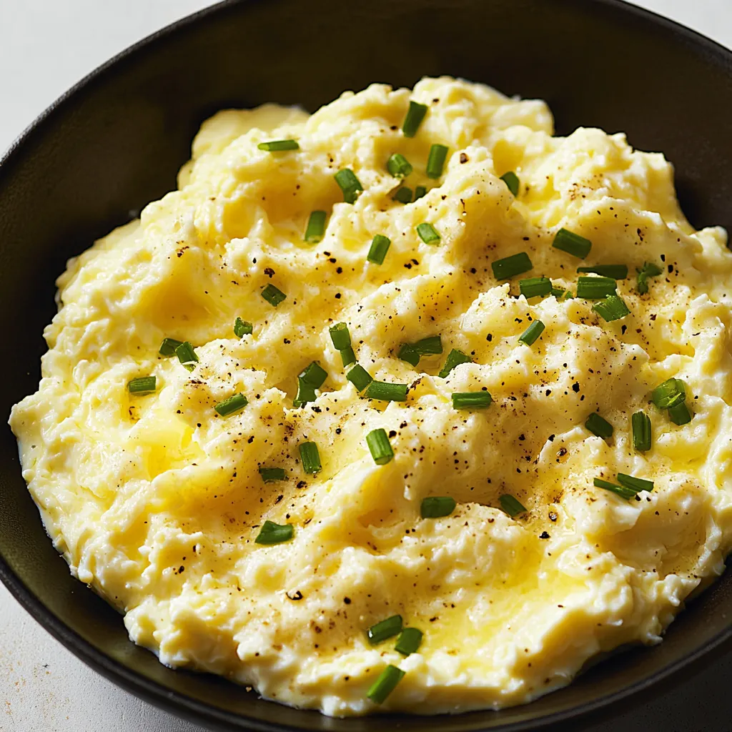 Creamy Cottage Cheese Scrambled Eggs