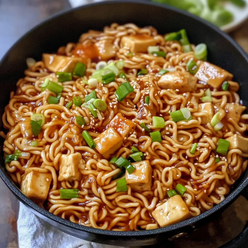 Easy Saucy Ramen Noodles