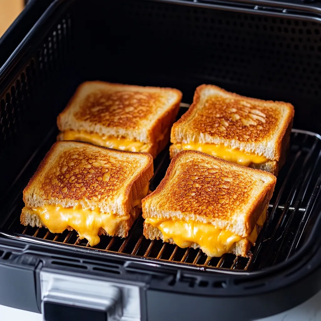 Tasty Air Fryer Grilled Cheese