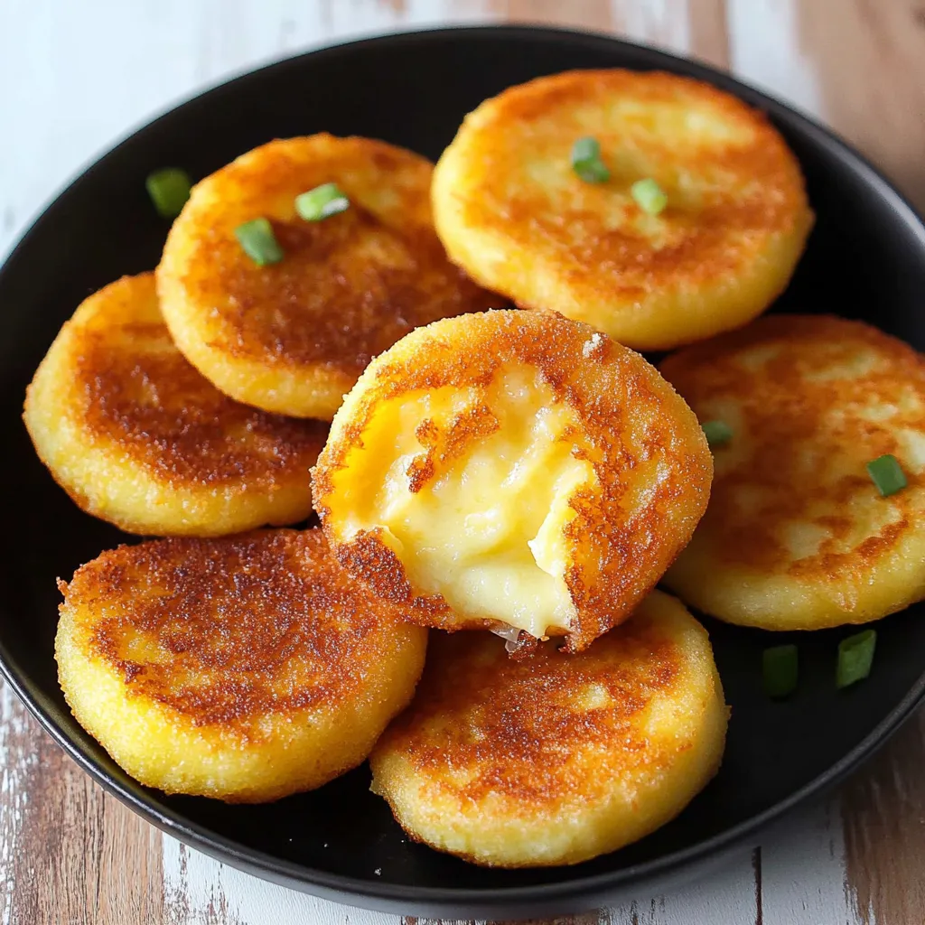 Delicious Korean Cheese Potato Pancakes