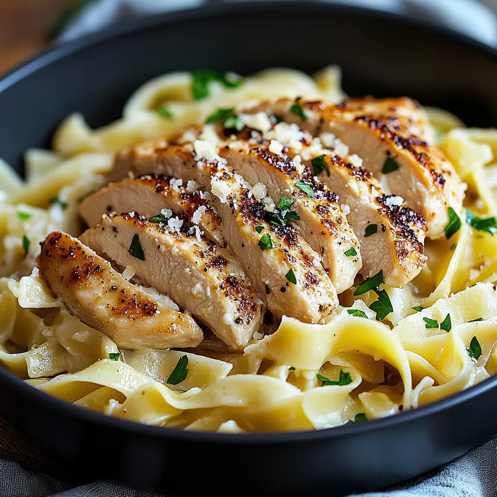 Delicious Chicken with Buttered Noodles