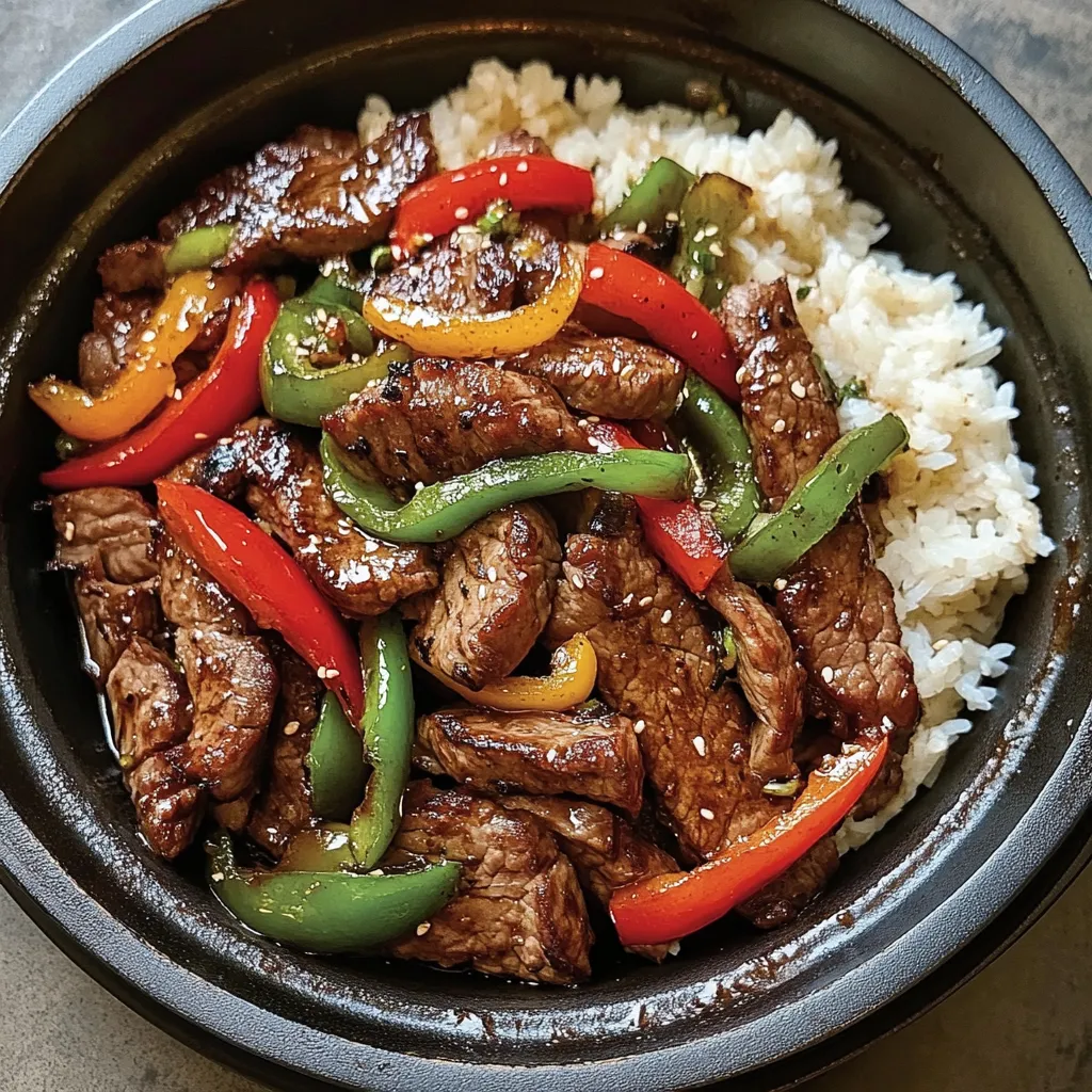 Tender and Flavorful Chinese Pepper Steak