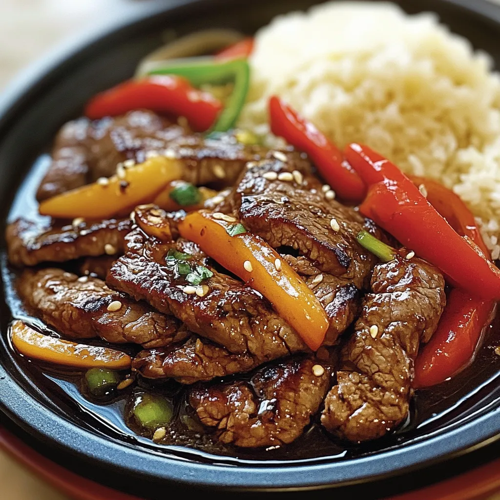 Tasty Tender and Flavorful Chinese Pepper Steak