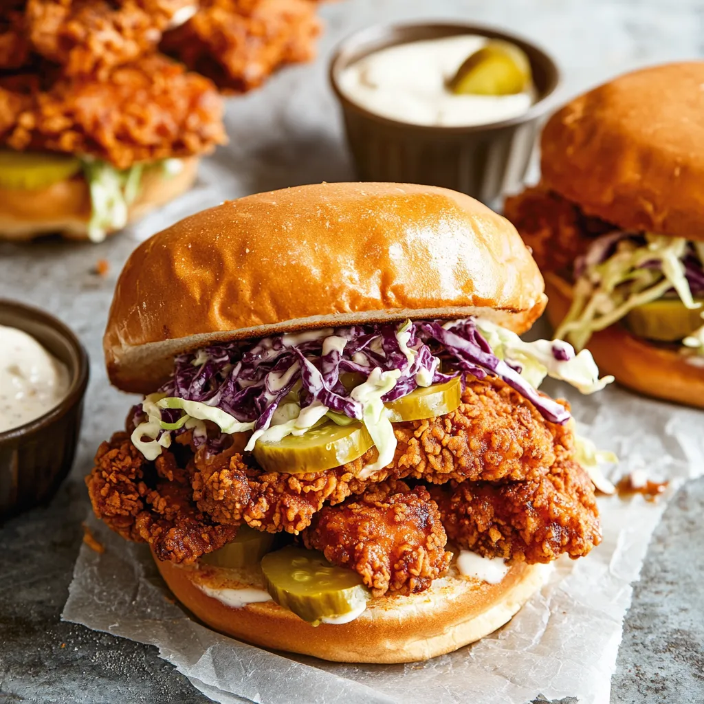 Nashville Hot Chicken Sandwiches