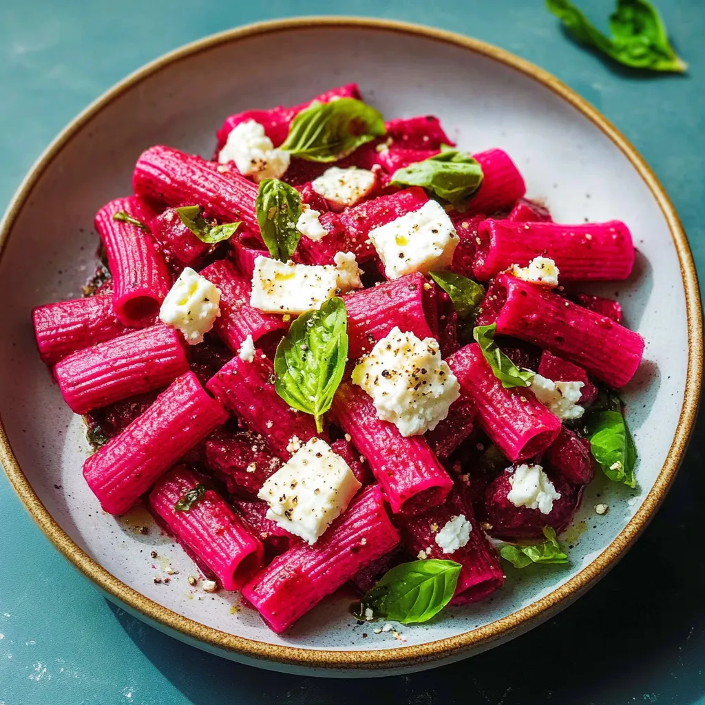 Close-up Pink Sauce Pasta Recipe