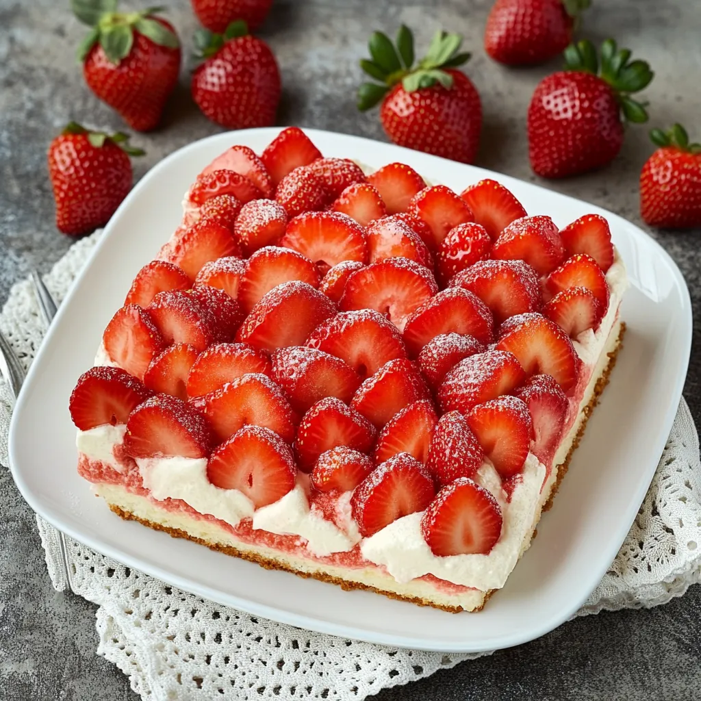 Delicious Strawberry Tiramisu