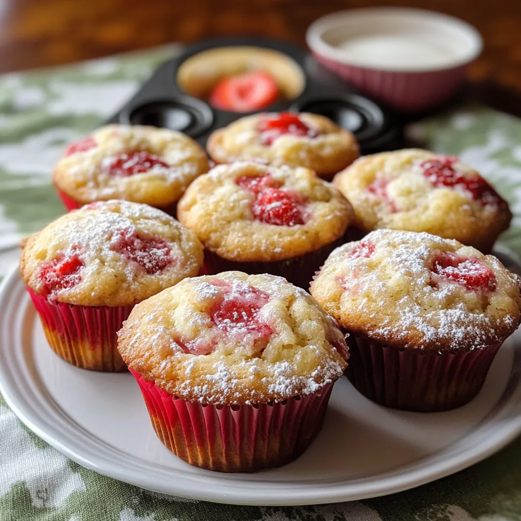 Strawberry Cream Cheese Muffins