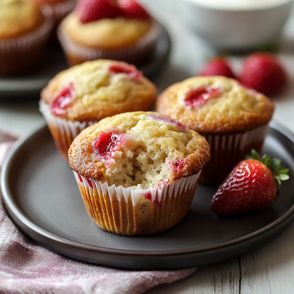 Sweetness Strawberry Cream Cheese Muffins