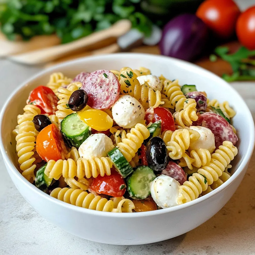 Fresh Italian Pasta Salad