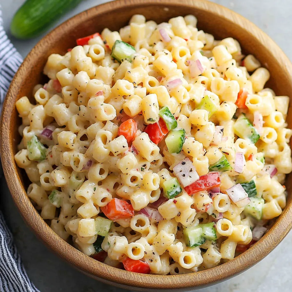 Ditalini Pasta Salad