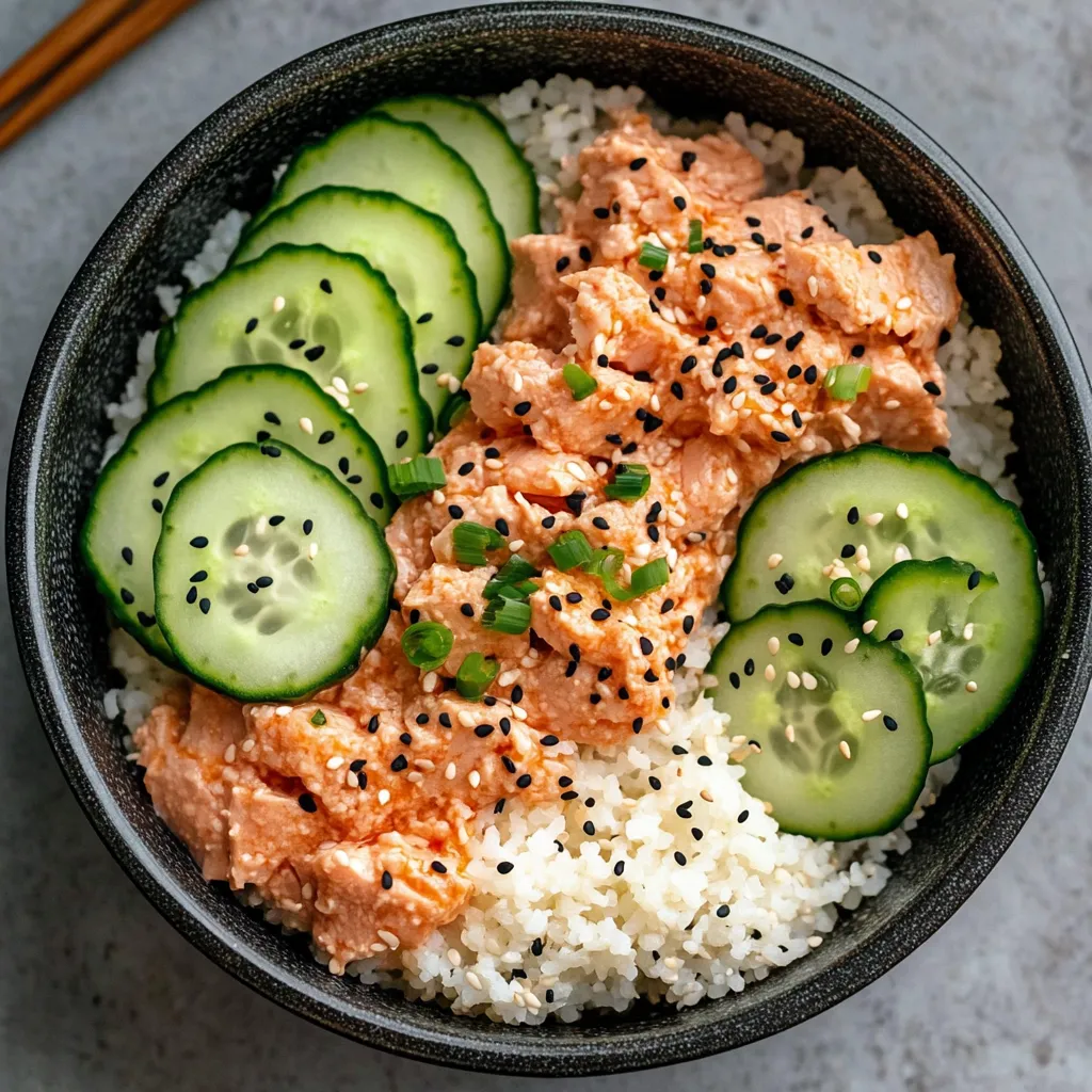 Spicy Tuna Bowls with Cauliflower Rice Meal