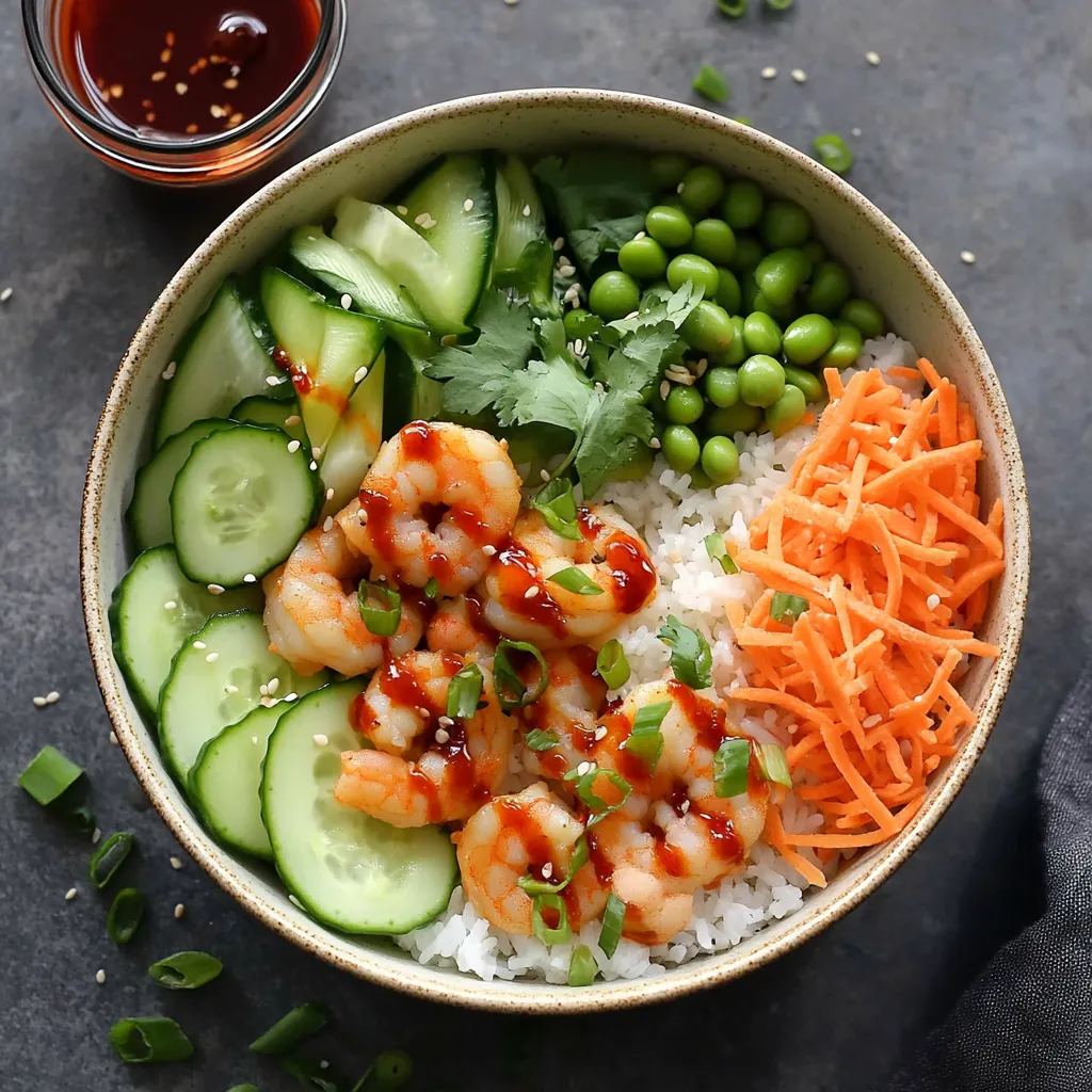 Spicy Shrimp Rice Bowls