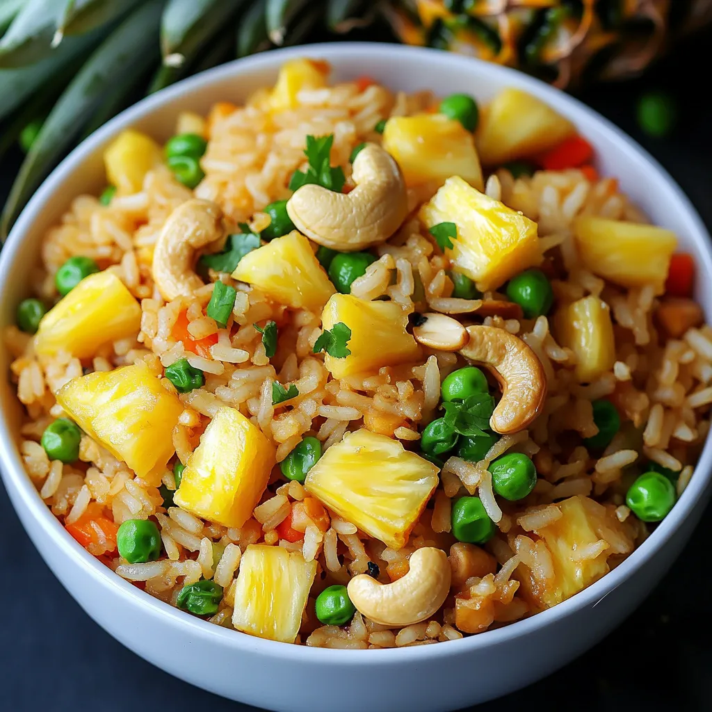 Tasty Thai Pineapple Fried Rice