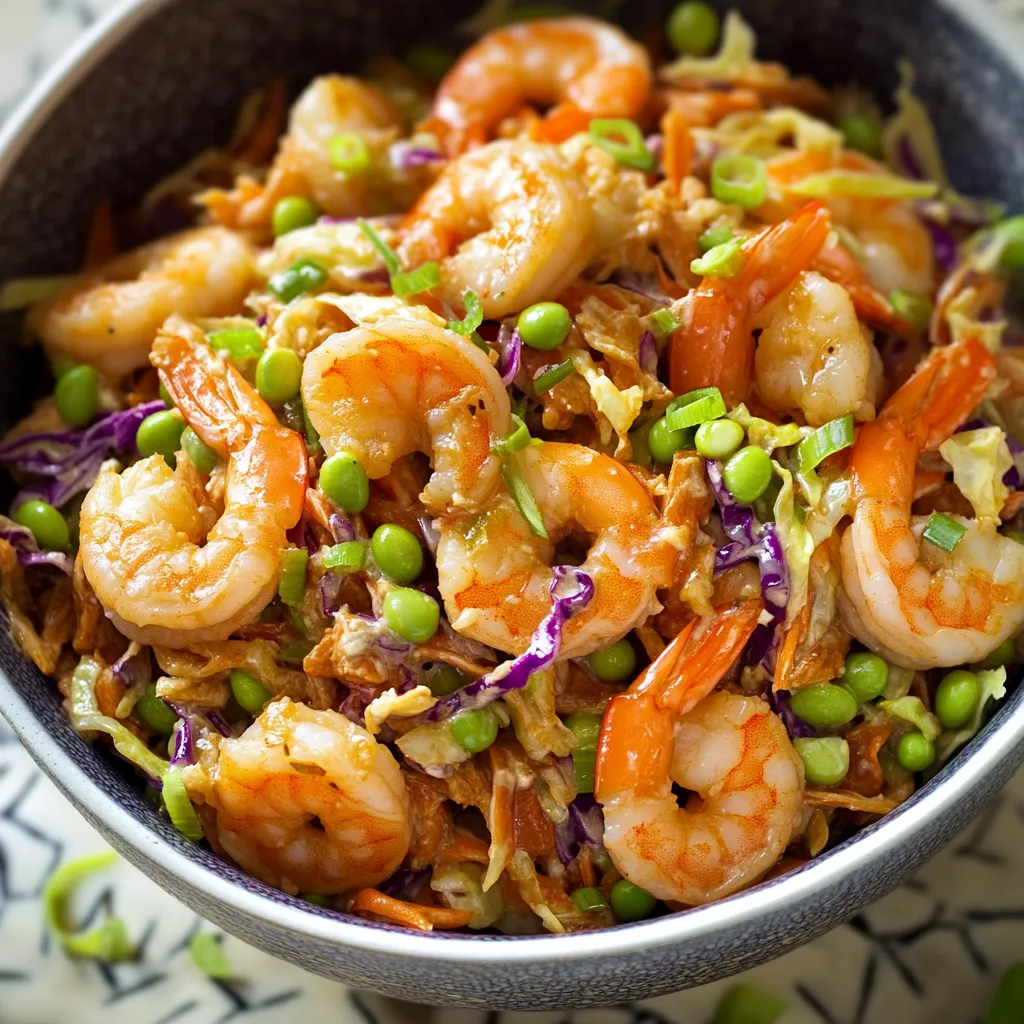 Delicious Shrimp Egg Roll in a Bowl