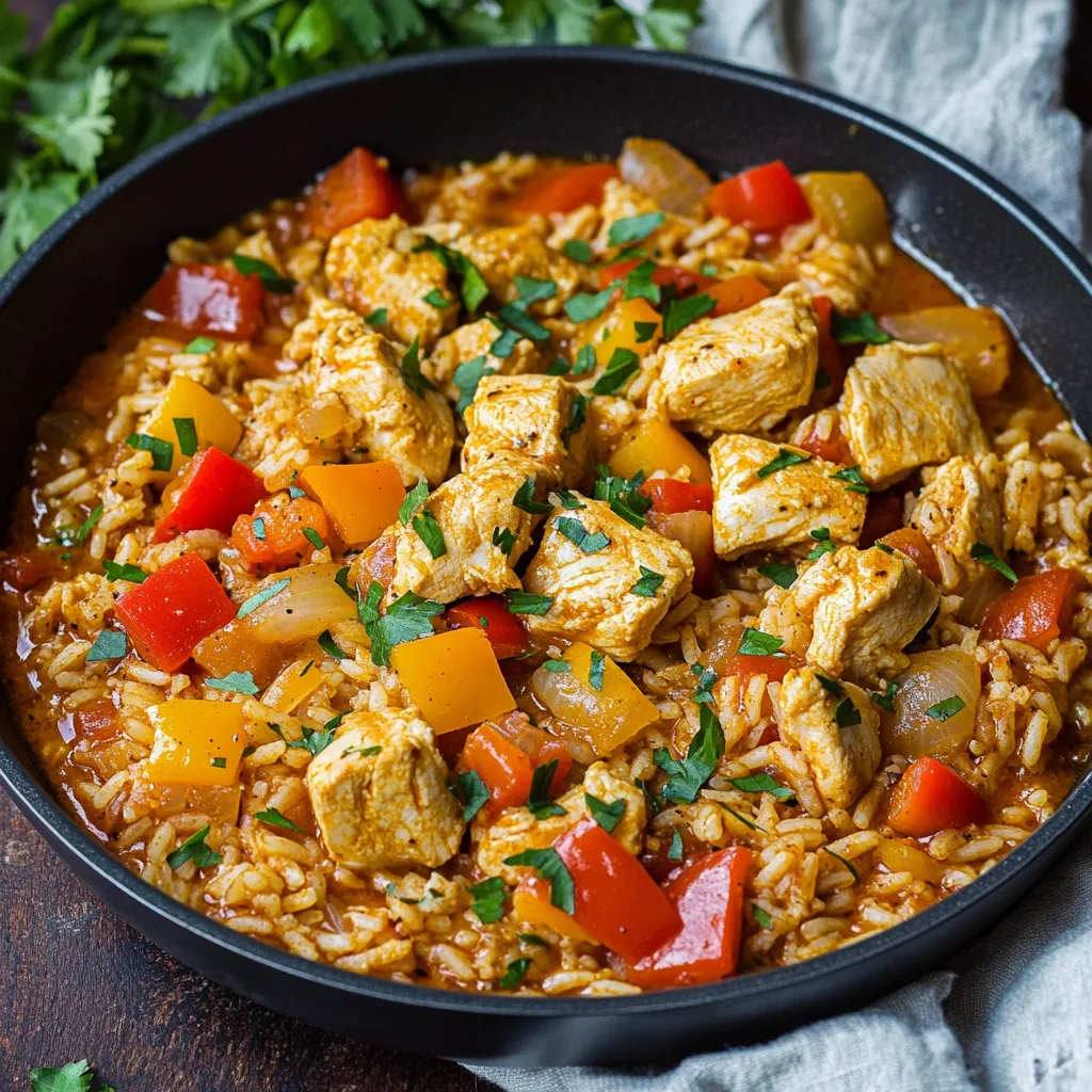 Delicious One Pot Chicken and Rice