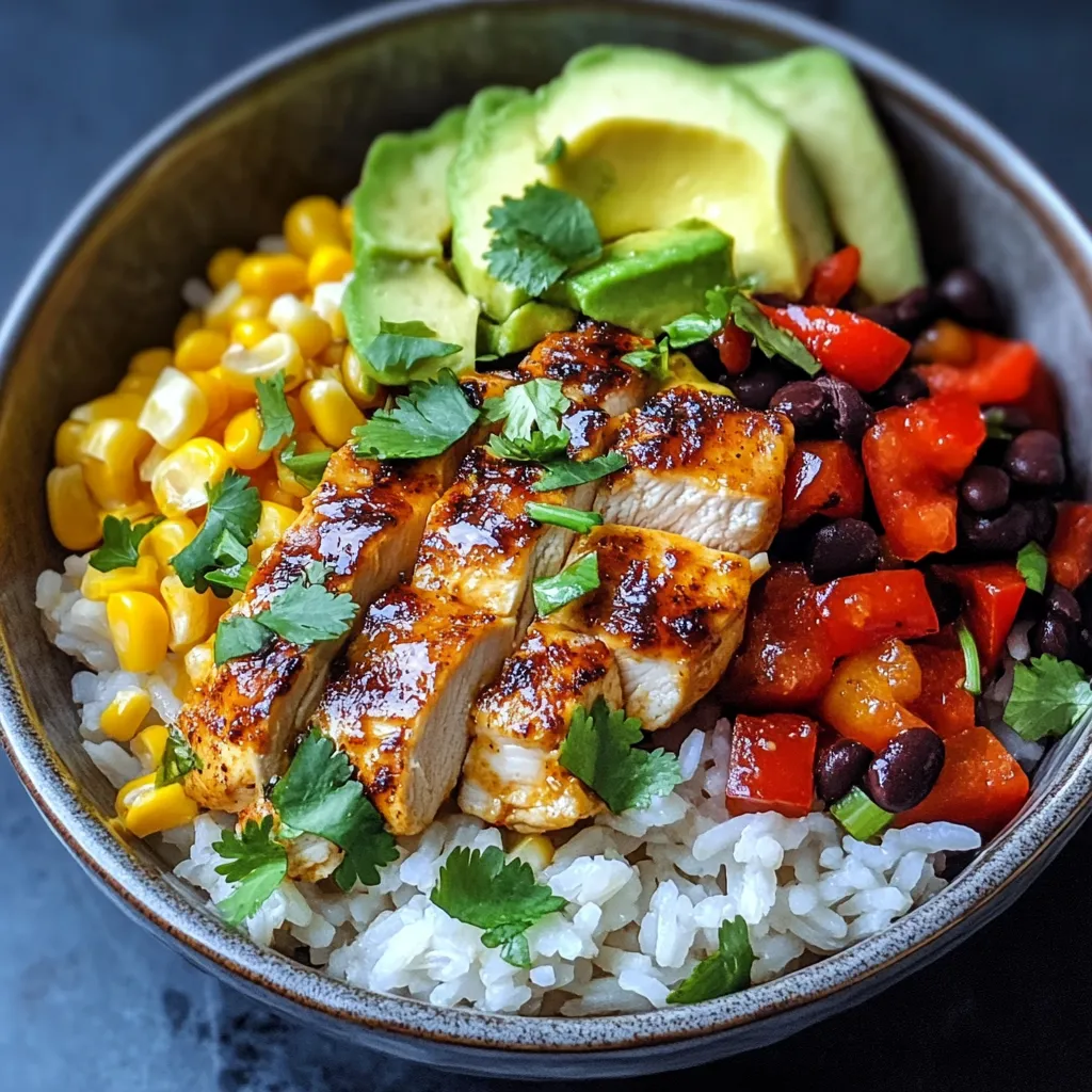 Tasty Honey Chipotle Chicken Rice Bowls