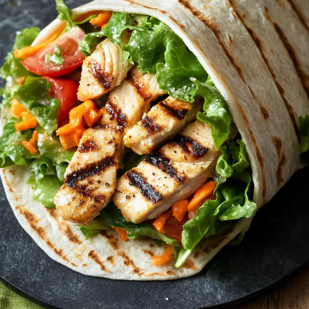 Grilled Chicken Ranch Wraps