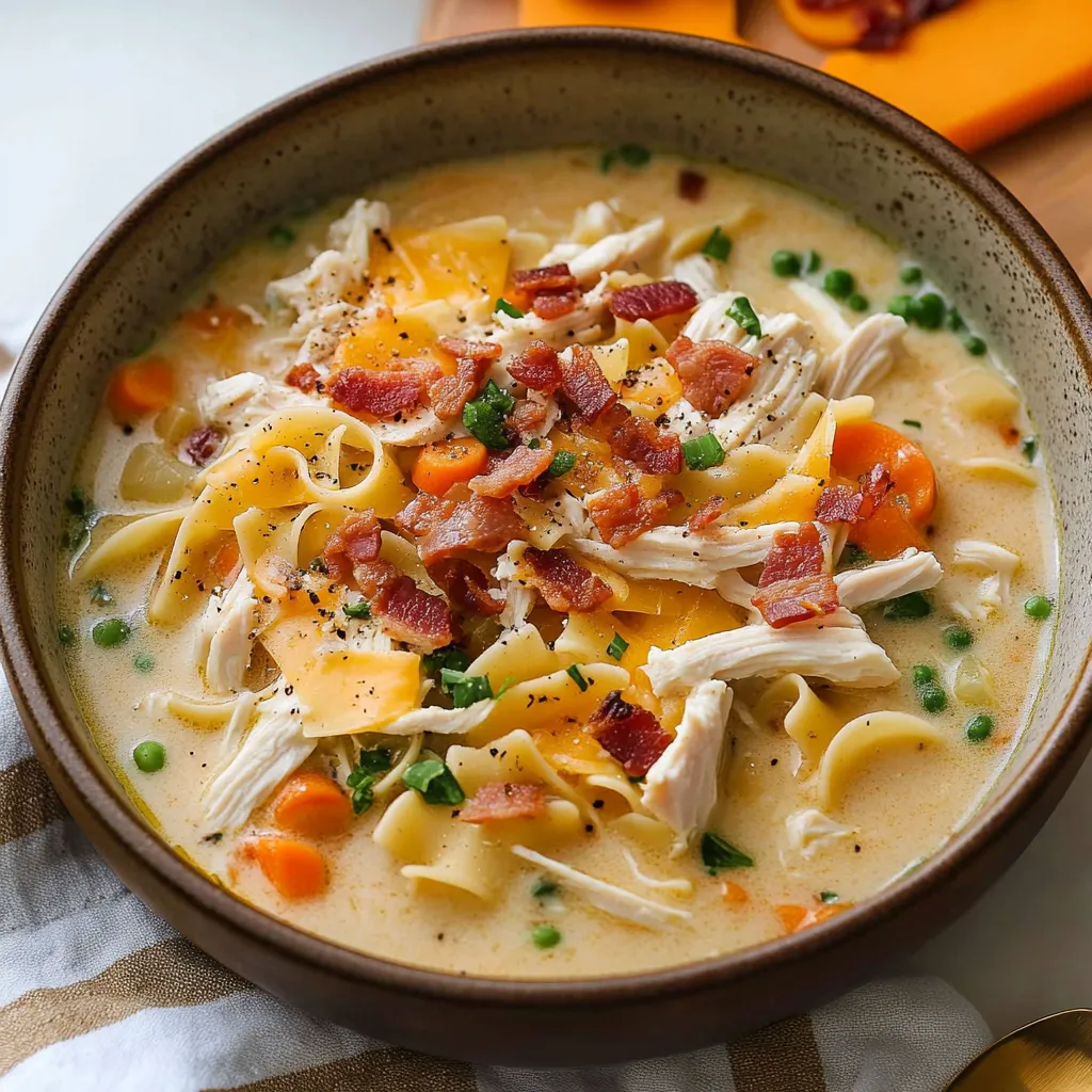 Tasty Crack Chicken Noodle Soup