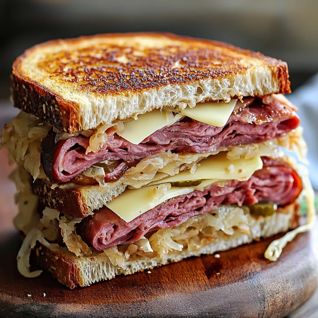 Cheesy Pastrami Sandwich