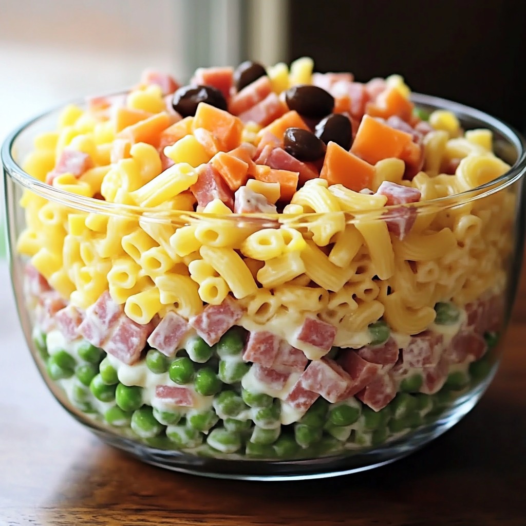 Layered Pasta Salad