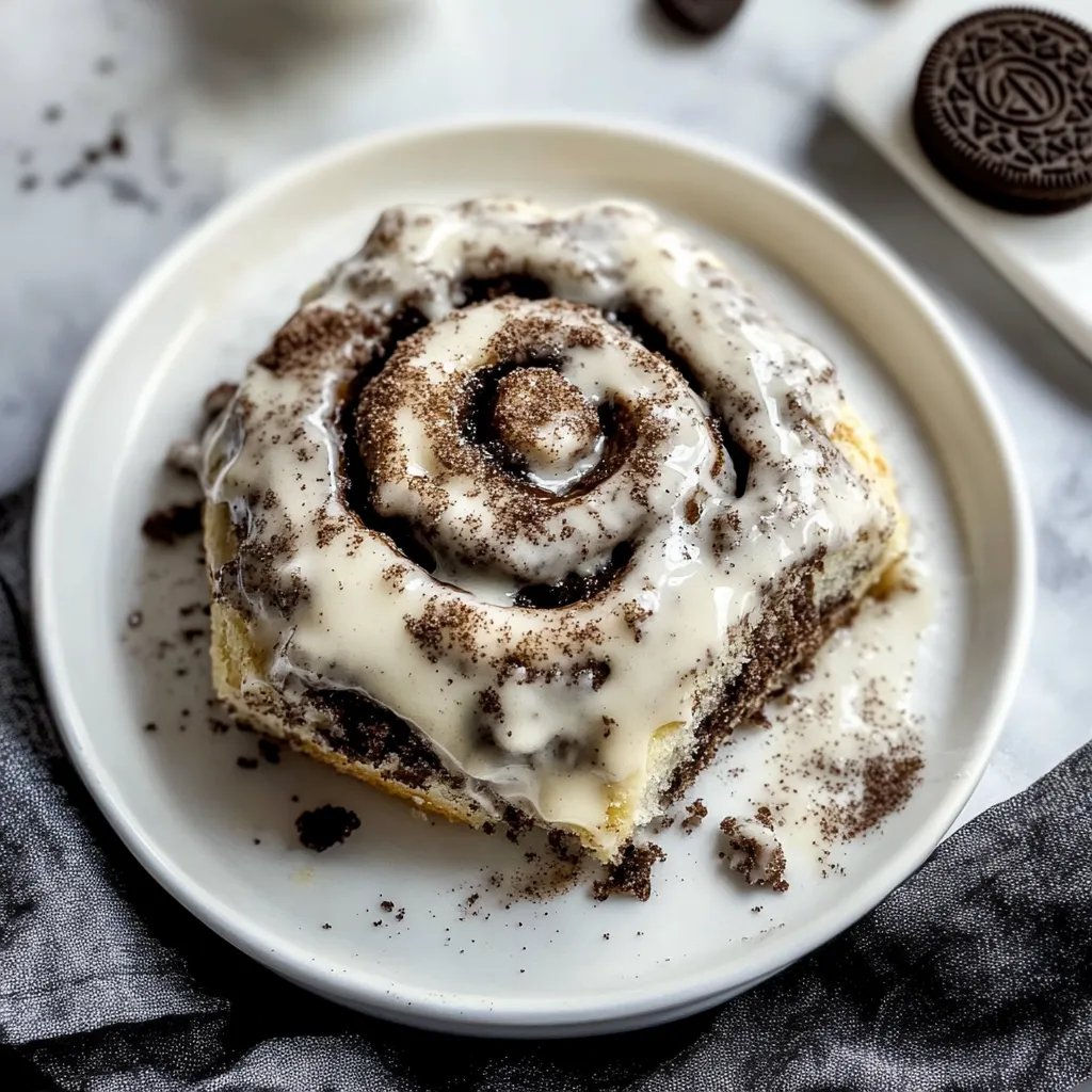 A white plate with a cinnamon roll on it.