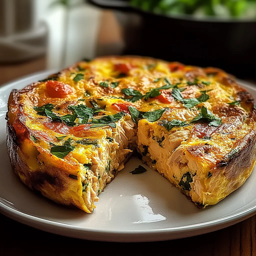 A slice of quiche on a plate.