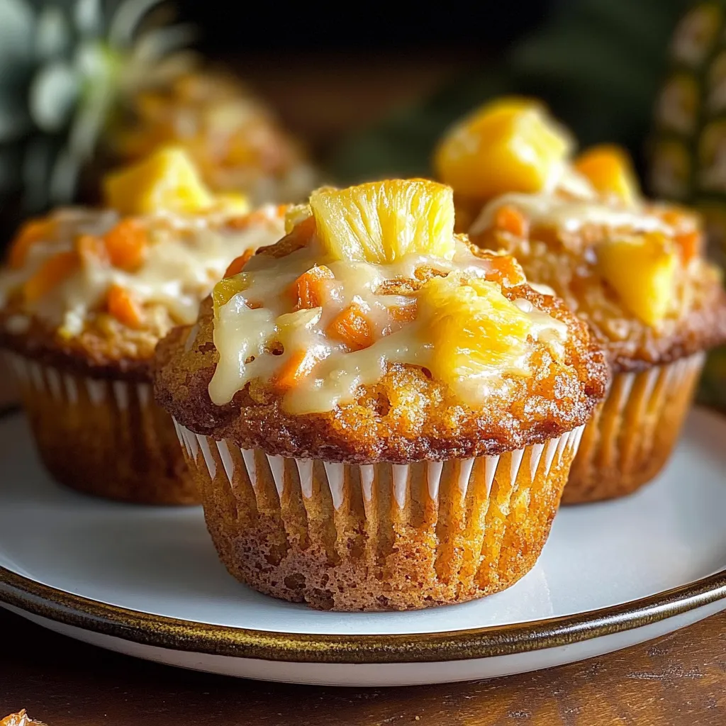 A plate with two muffins on it.