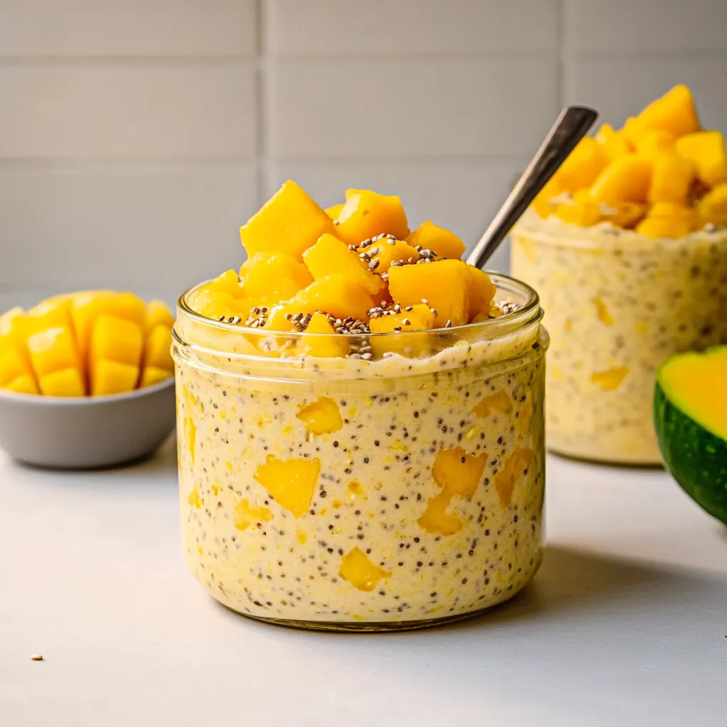 A bowl of fruit with a spoon in it.